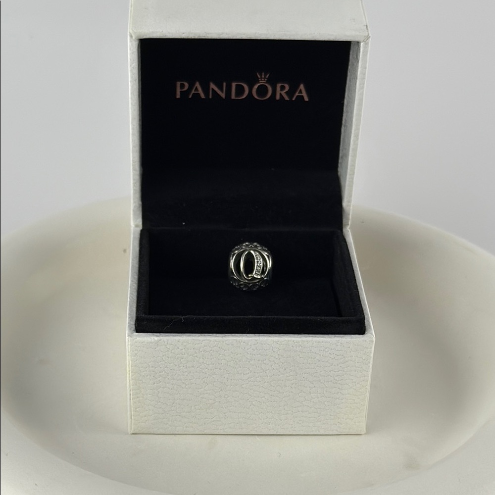 Pandora Silver Charm Letter Q